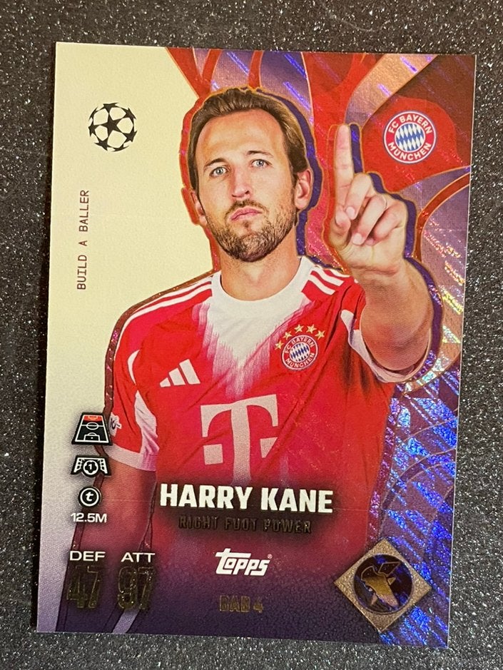 Topps MA EXTRA 25/26 BUILD A BALLER  KANE  FC BAYERN MÜNCHEN, Verzenden, Zo goed als nieuw, Plaatje