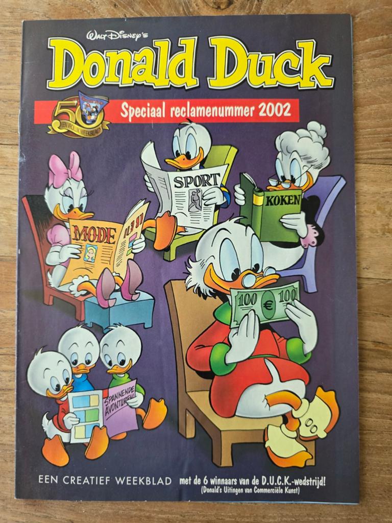 Donald Duck speciaal reclamenummer 2002, Boeken, Stripboeken, Eén stripboek, Ophalen of Verzenden, Zo goed als nieuw