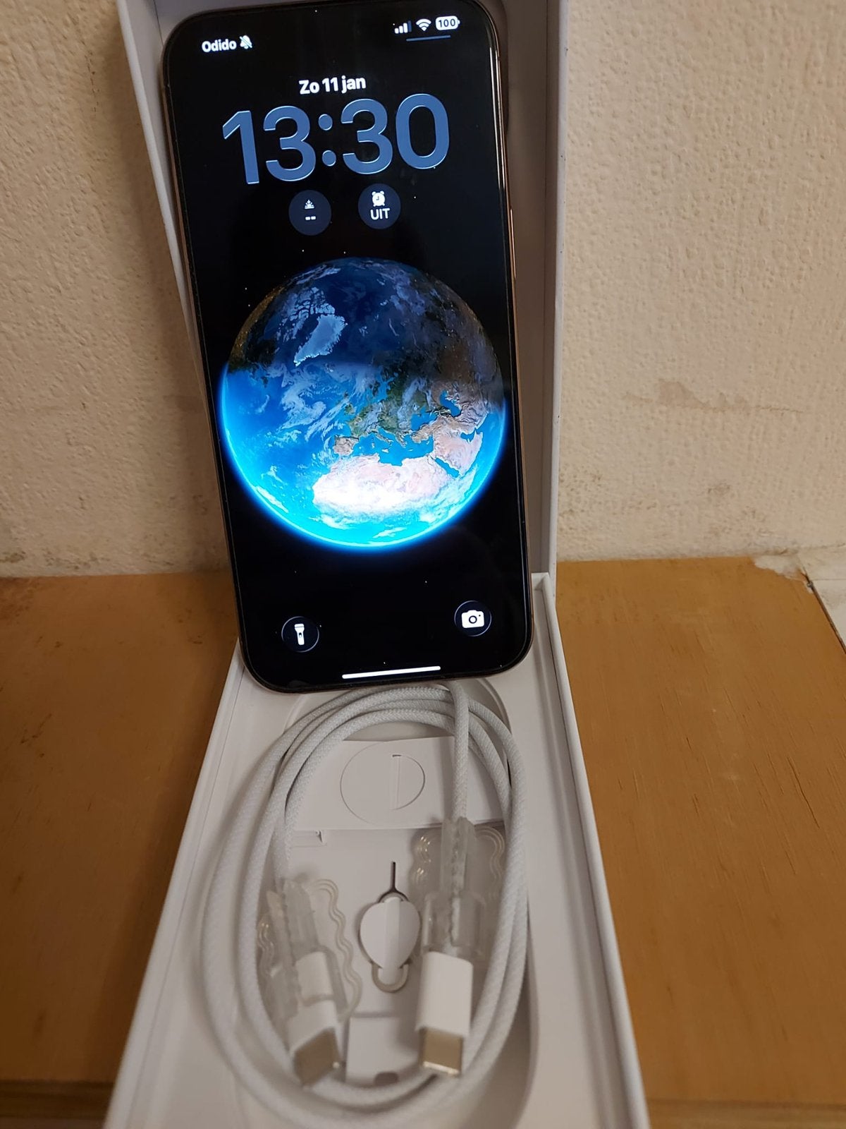 Iphone 16 pro max 256 GB, Telecommunicatie, Mobiele telefoons | Apple iPhone, Zo goed als nieuw, 256 GB, Zonder abonnement, Zonder simlock