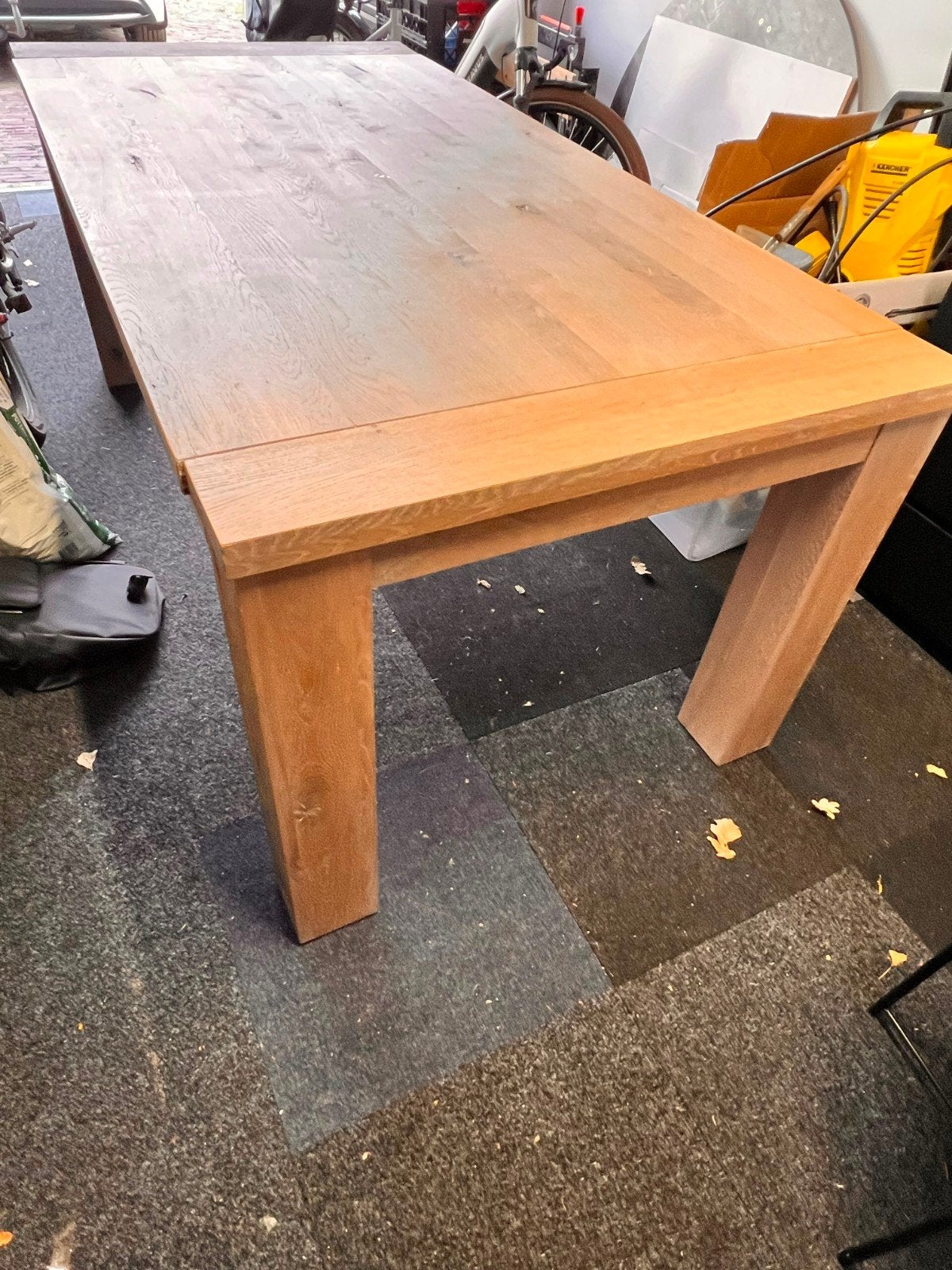 houten tafel, Huis en Inrichting, Tafels | Eettafels, Ophalen, Gebruikt, 50 tot 100 cm, 150 tot 200 cm