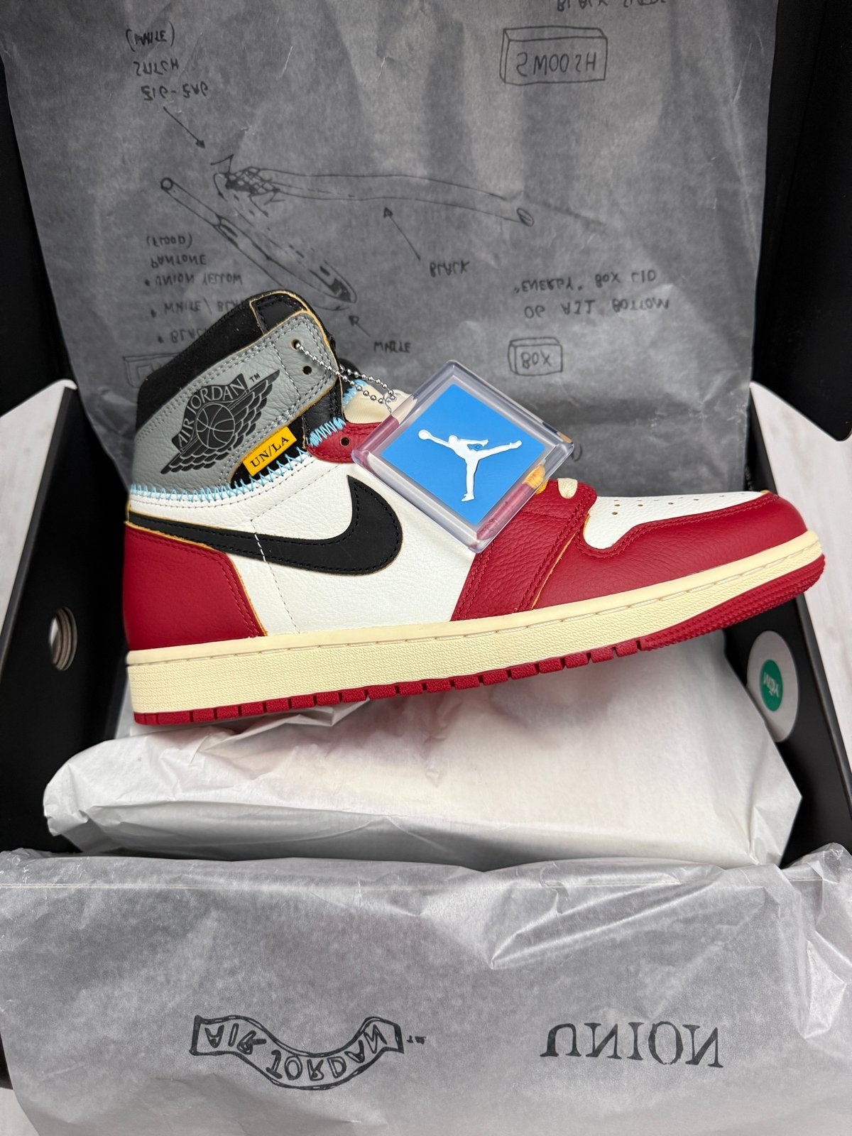 Nike Air Jordan 1 Retro High OG Union LA Bezel, Kleding | Heren, Wit, Nieuw, Ophalen of Verzenden, Sneakers of Gympen