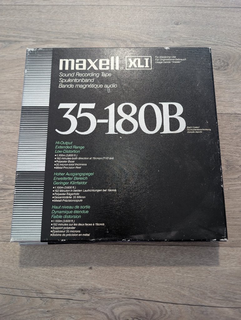 2x Maxell 35-180B XLI banden, gebruikt, Ophalen of Verzenden, Onderdeel, Met banden