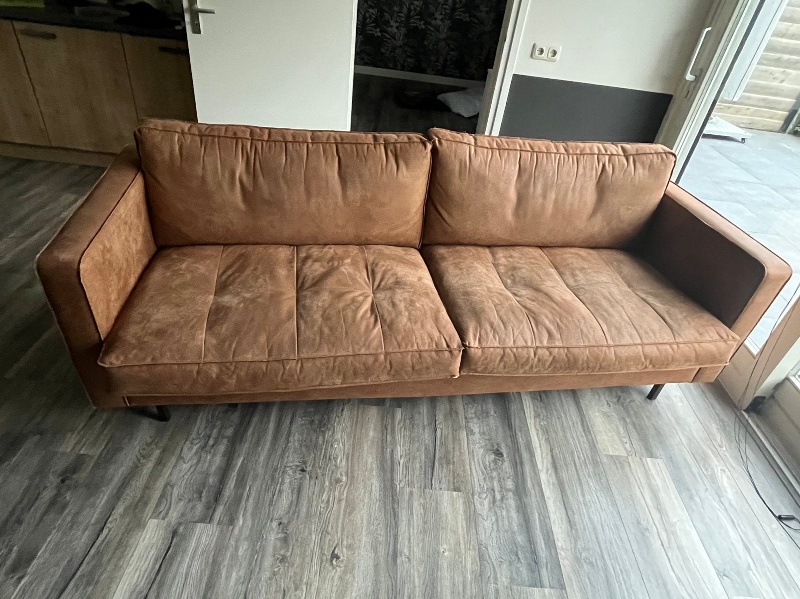 Rodeo classic bank 2.5 zits cognac, Ophalen, Gebruikt