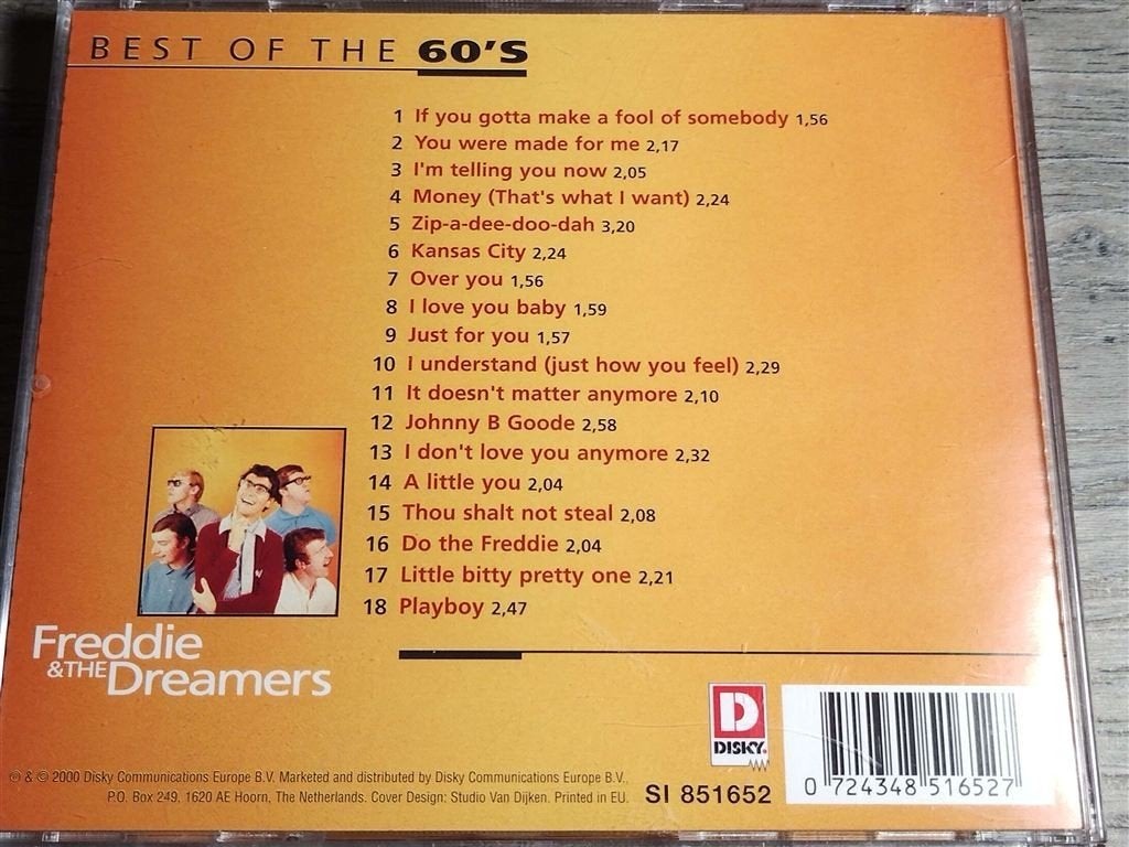 Freddie & The Dreamers ‎– Best Of The 60\'s, Ophalen of Verzenden, Zo goed als nieuw