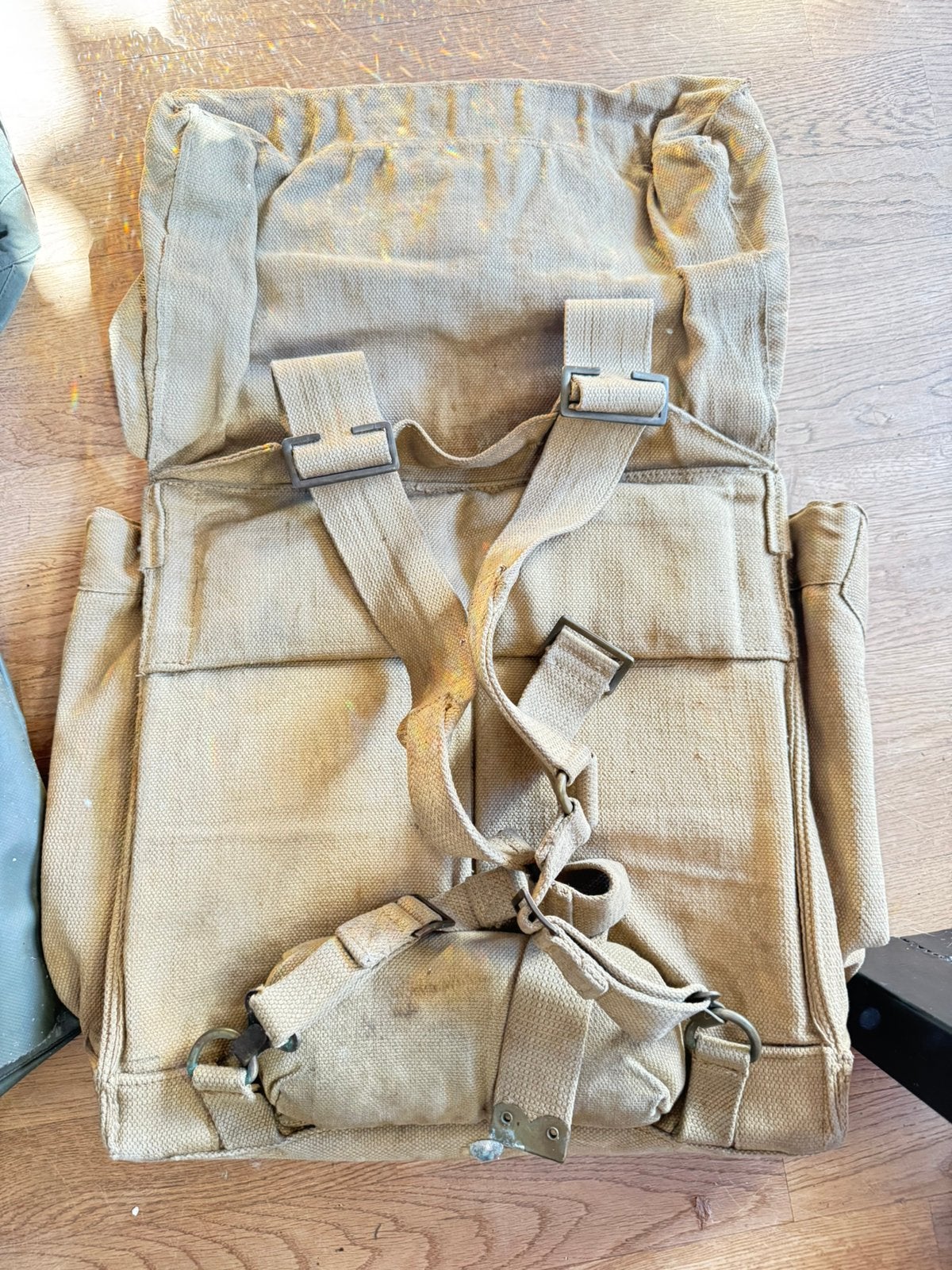 Partij  militaire uitrusting KL Pukkel, Plunjezak, petten ed, Ophalen of Verzenden, Landmacht, Nederland