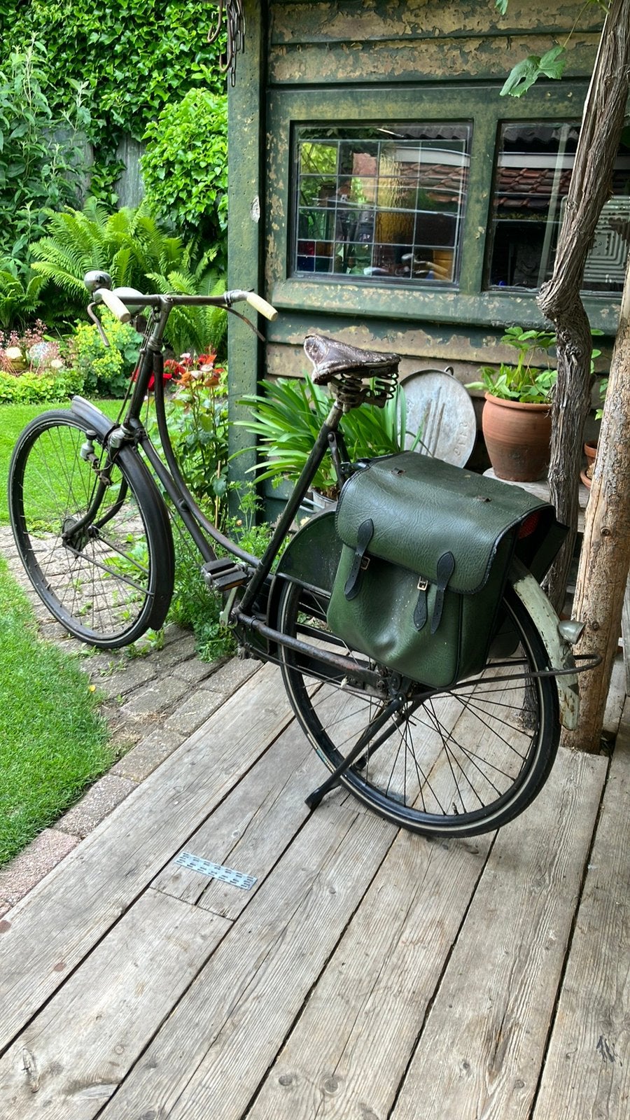 Junker fiets, Ophalen, Gebruikt, Trommelrem