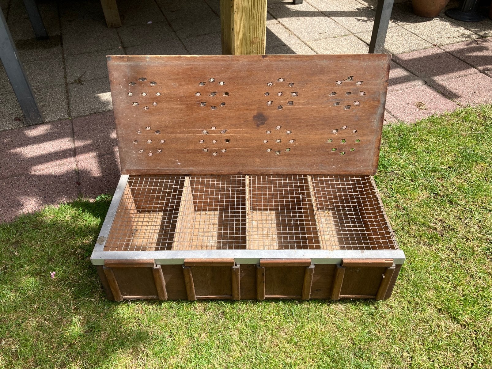 2 Houten transport kisten, Dieren en Toebehoren, Ophalen of Verzenden, Gebruikt, Hout, Vogelkooi
