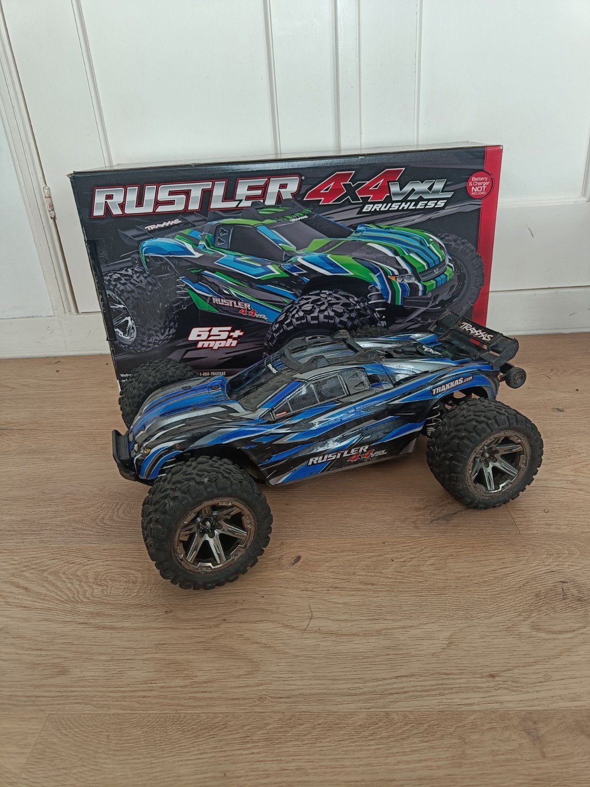 Traxxas 4x4 vxl, Hobby en Vrije tijd, Modelauto's | 1:5 tot 1:12, Ophalen, Gebruikt, 1:9 t/m 1:12, Auto