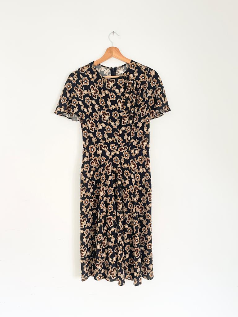 Isabel marant | floral dress | 36 | np €400, Zwart, Ophalen of Verzenden, Zo goed als nieuw, Knielengte