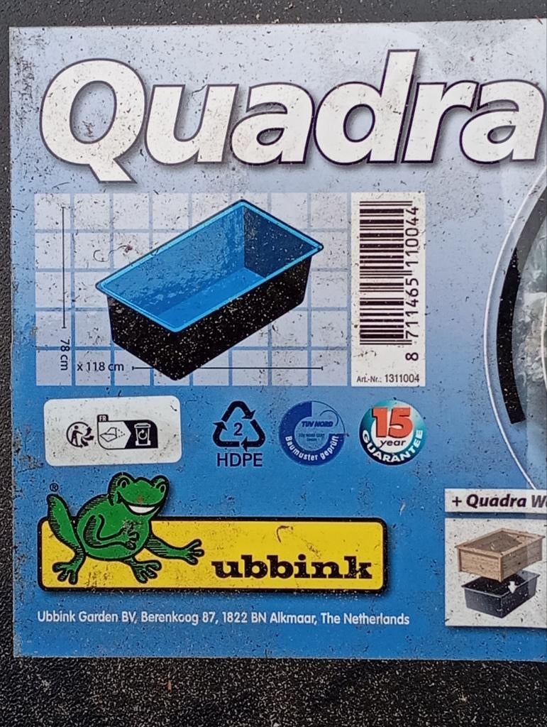 Ubbink Quadra C3 vijver 118 x 78 cm nieuw, Tuin en Terras, Ophalen