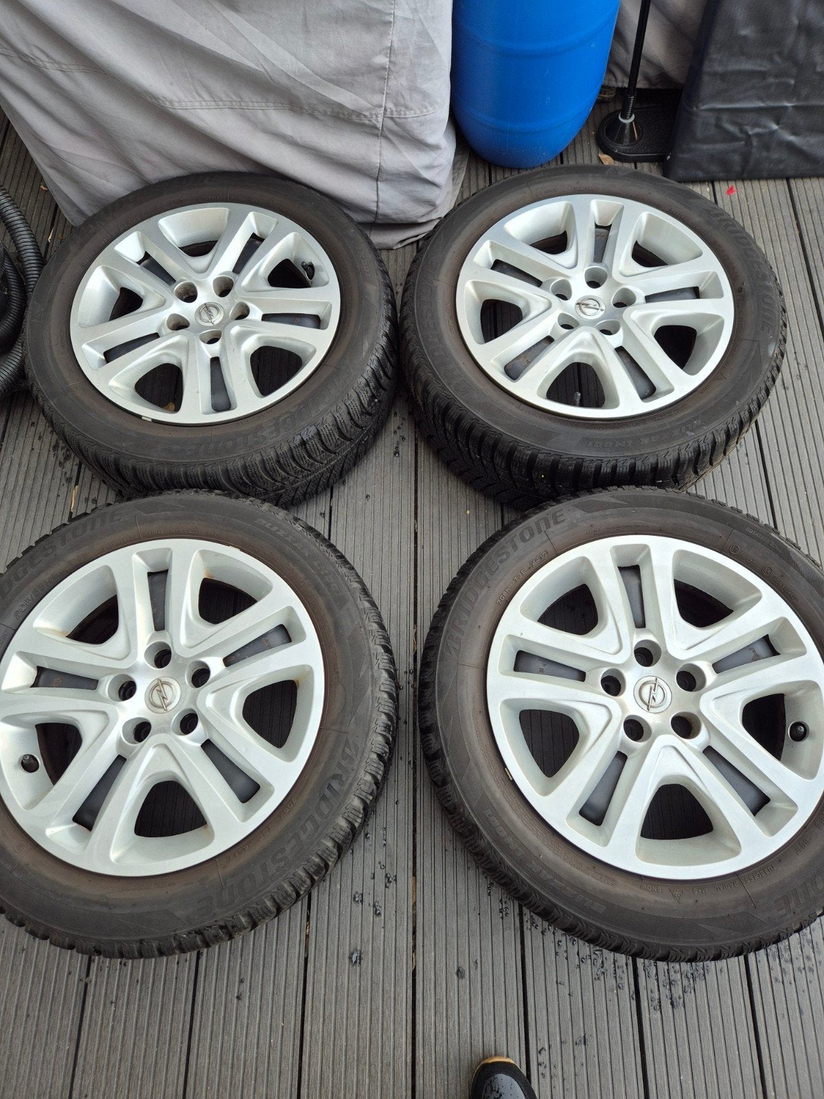 Winterbanden Opel Astra - Bridgestone Blizzak LM001, Ophalen, Gebruikt, Opel
