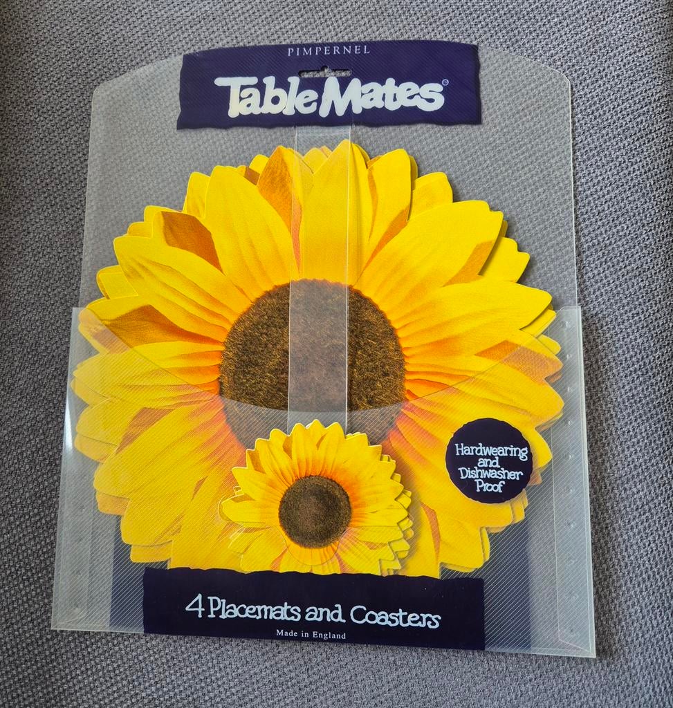 Pimpernel Zonnebloem placemats & onderzetters, Ophalen of Verzenden, Zo goed als nieuw