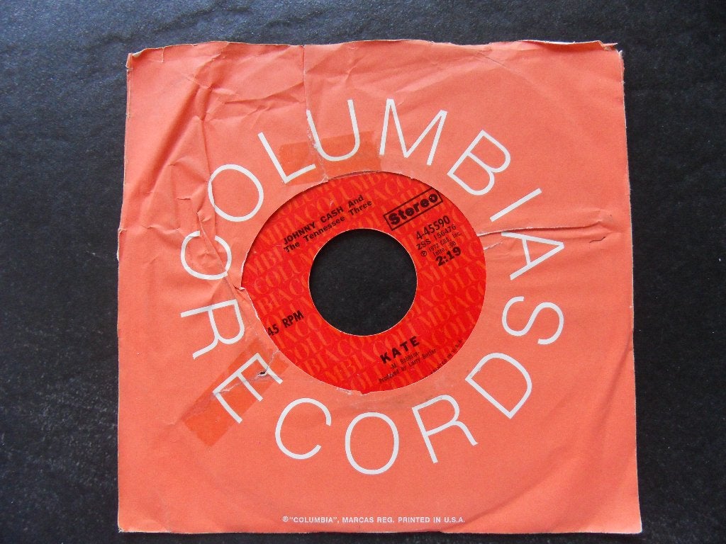 Johnny Cash and the Tennessee Three > Kate / The miracle man, Ophalen of Verzenden, Gebruikt, Pop