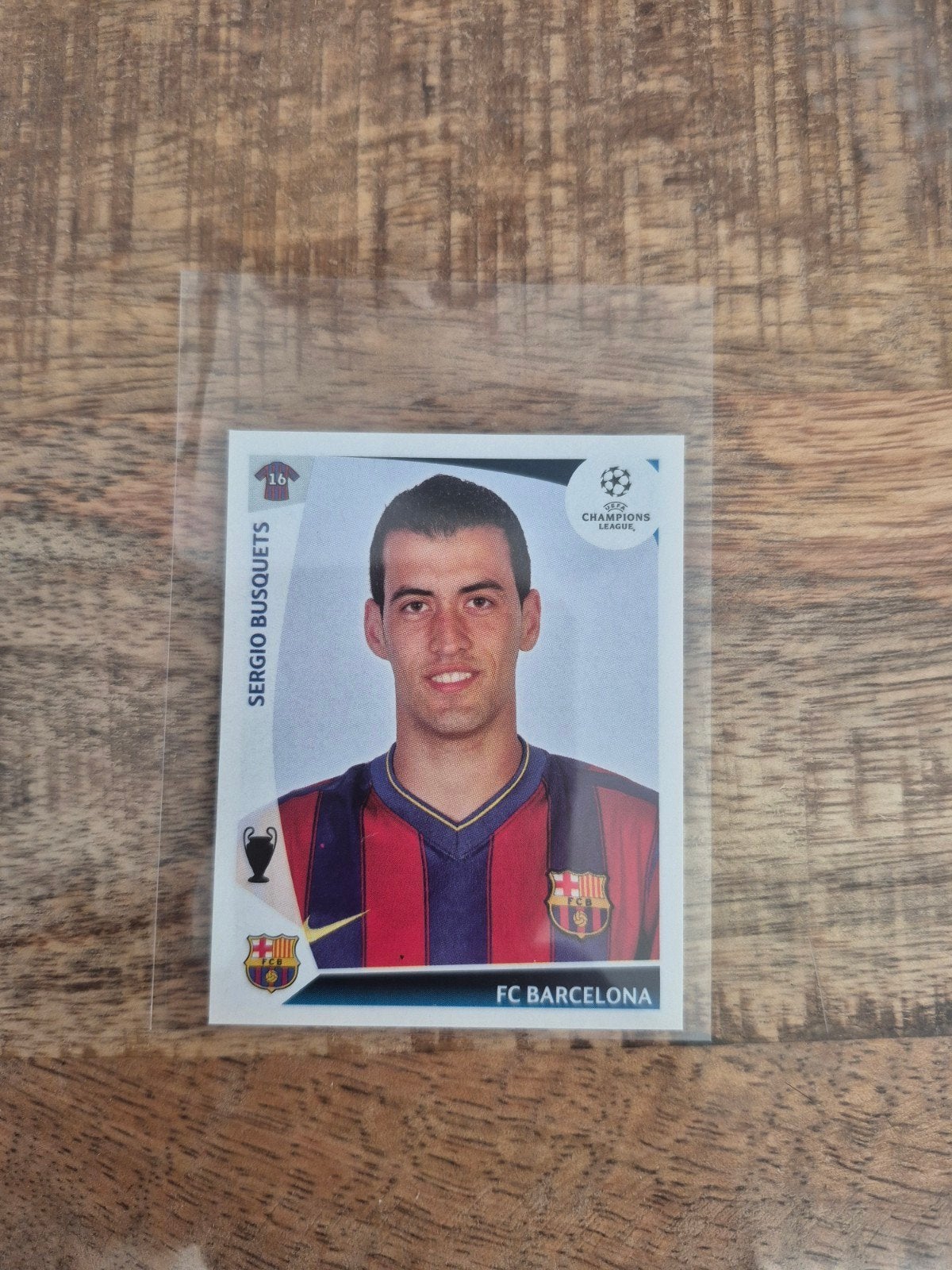 Panini Sergio busquets 2009/2010, Ophalen of Verzenden, Nieuw, Plaatje
