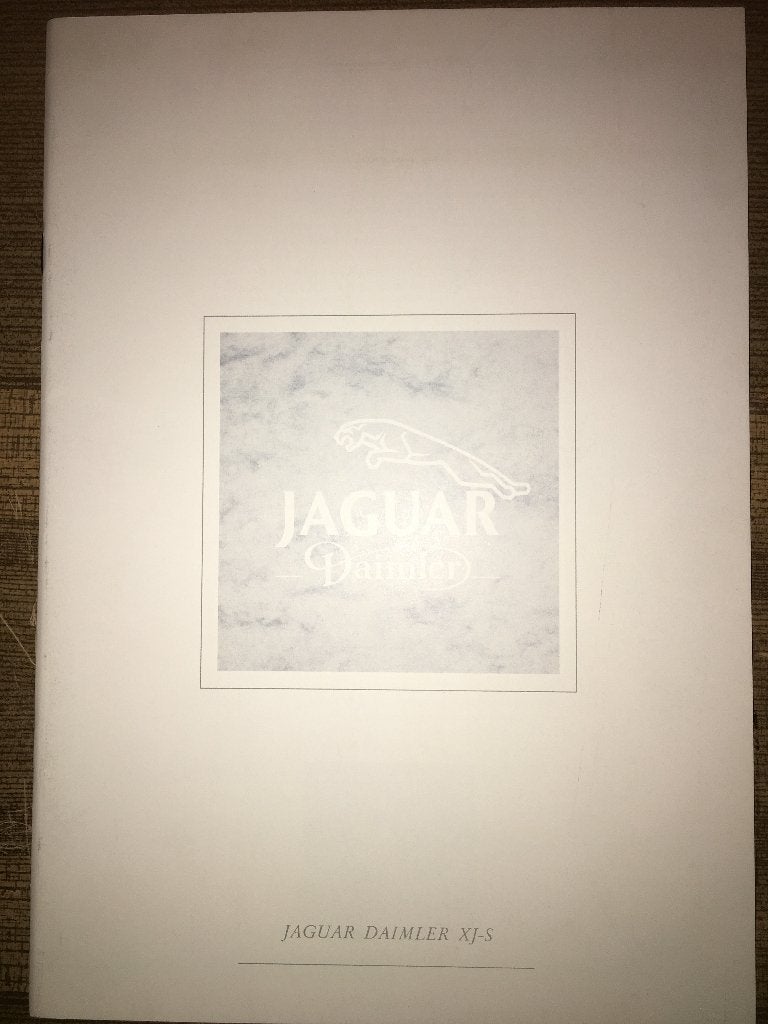 Jaguar Daimler 1991 brochure folder Daimler XJ6 XJS Cabriole, Ophalen of Verzenden, Zo goed als nieuw, Overige merken