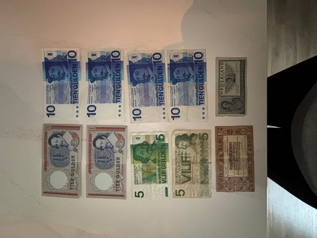 Oude gulden bankbiljetten verzmeling, Ophalen, 10 gulden