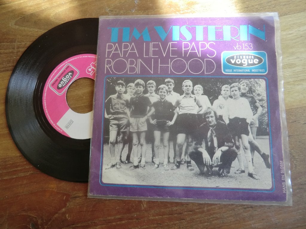 tim visterin   papa lieve paps/robin hood (vogue vb 153), Cd's en Dvd's, Vinyl | Nederlandstalig, Verzenden, Gebruikt, 7 inch