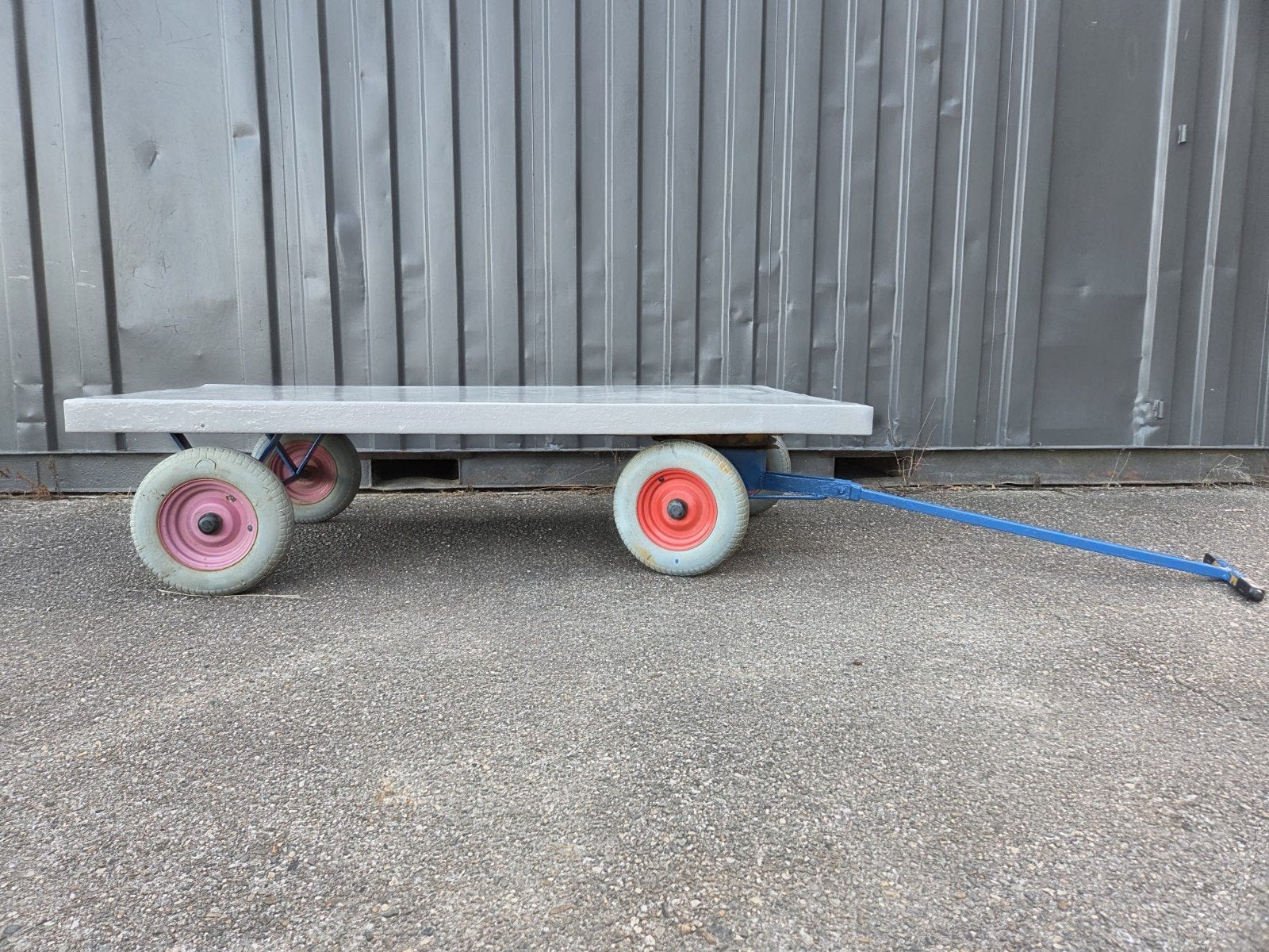 Platte wagen / Handtrekkar, 100 liter of meer, Ophalen of Verzenden, Transportkar
