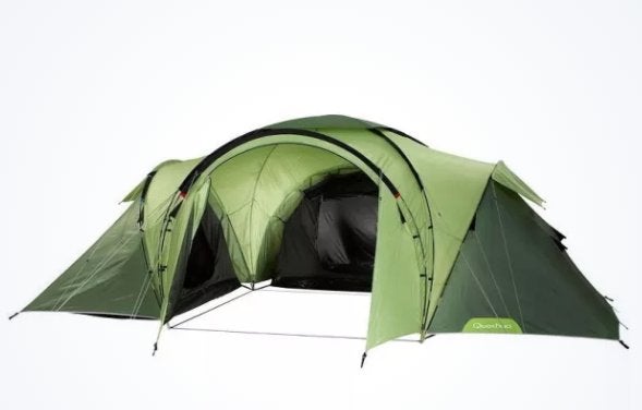 Tent 6 persoons - Quechua T6.3 XL Air C, Ophalen, Zo goed als nieuw, Tot en met 6