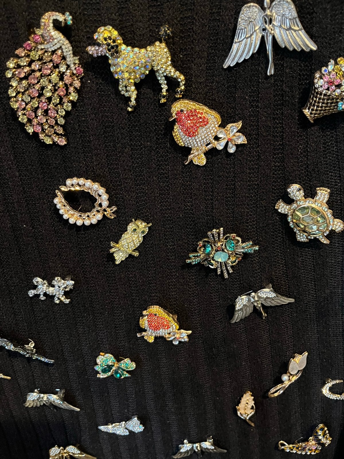 Diverse Broches, Overige materialen, 4 tot 7 cm, Overige kleuren, C