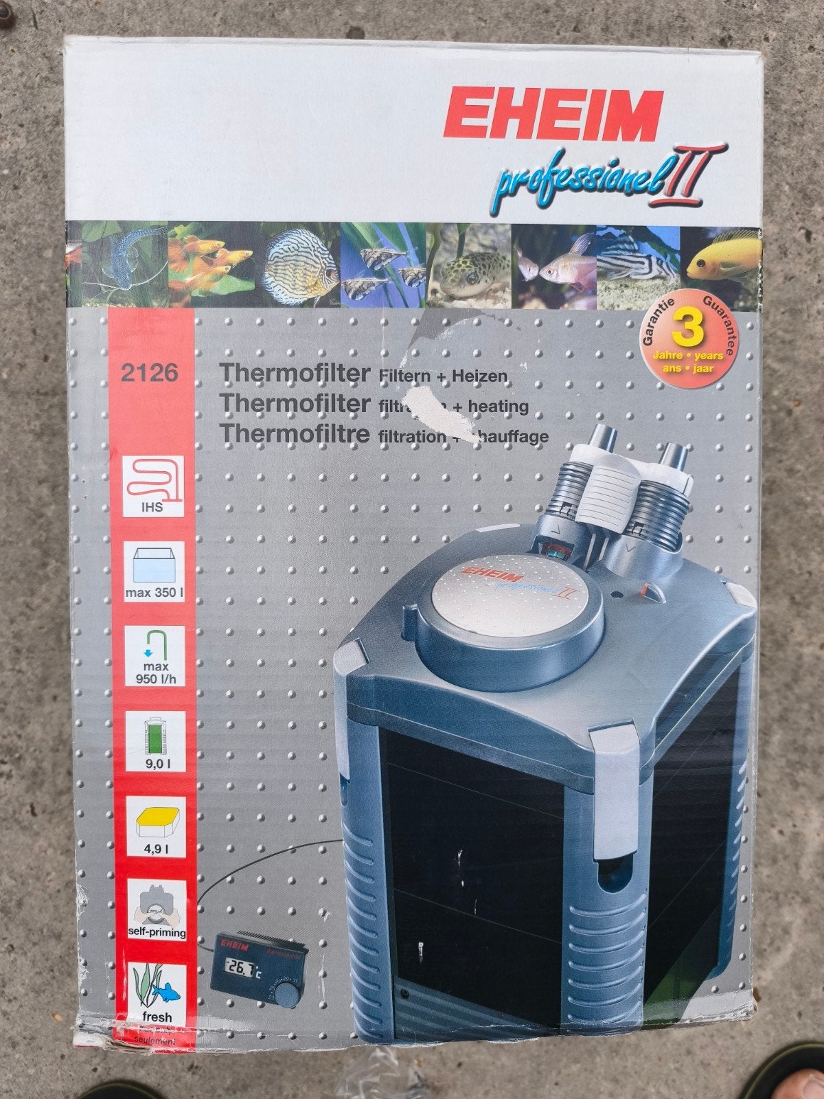 Eheim professionel 2 extern filter, Gebruikt, Ophalen of Verzenden, Verwarming, Eheim