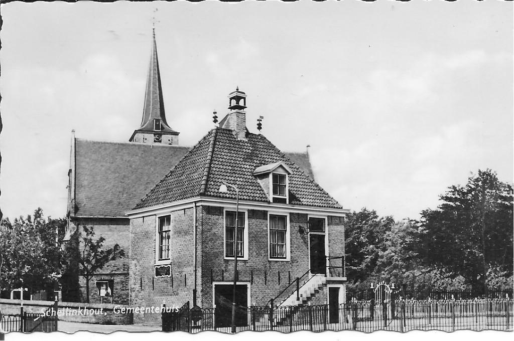 Schellinkhout  Gemeentehuis., Ophalen of Verzenden, 1960 tot 1980, Ongelopen, Noord-Holland