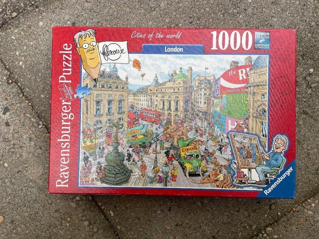 Ravensburger puzzel, fleroux, Ophalen of Verzenden, 500 t/m 1500 stukjes, Zo goed als nieuw, Legpuzzel