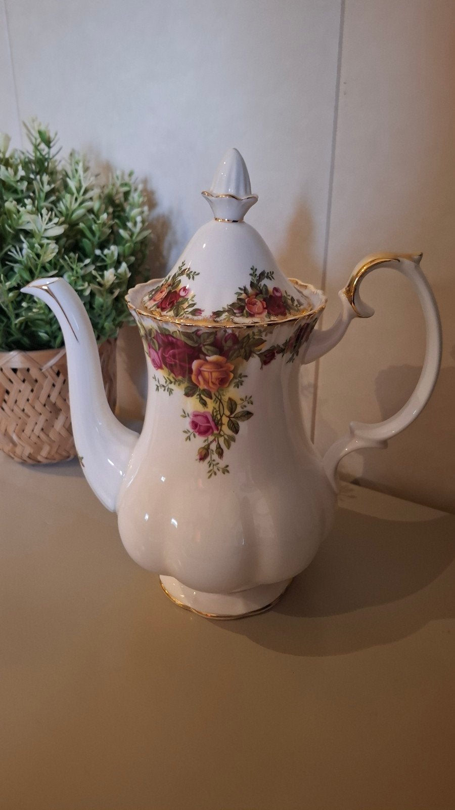 Royal Albert Old Country Roses Koffiepot, Ophalen