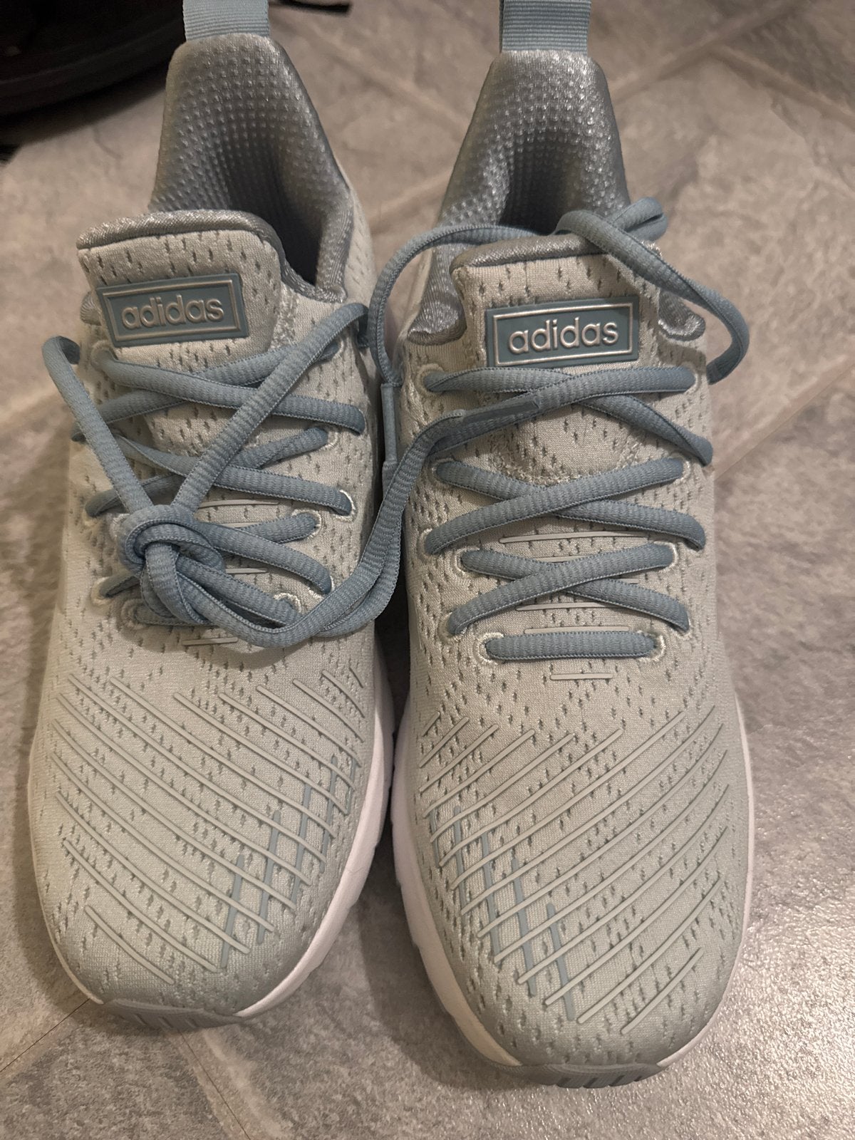 Adidas Cloudfoam Comfort Gympen - Lichtblauw, Blauw, Nieuw, Ophalen of Verzenden, Sneakers of Gympen