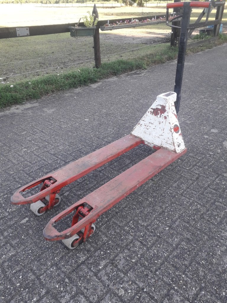 Palletwagen pompwagen, Doe-het-zelf en Verbouw, Ophalen, Gebruikt