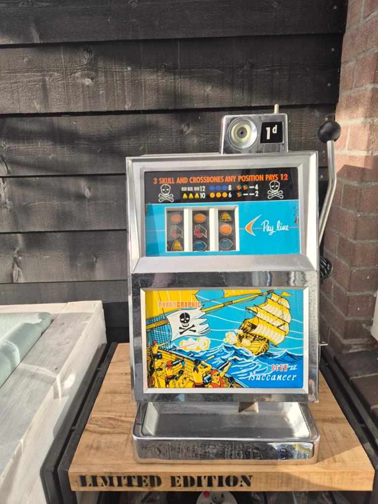 Sega Buccaneer gokkast voor mancave, ruilen mogelijk, Ophalen, Gebruikt
