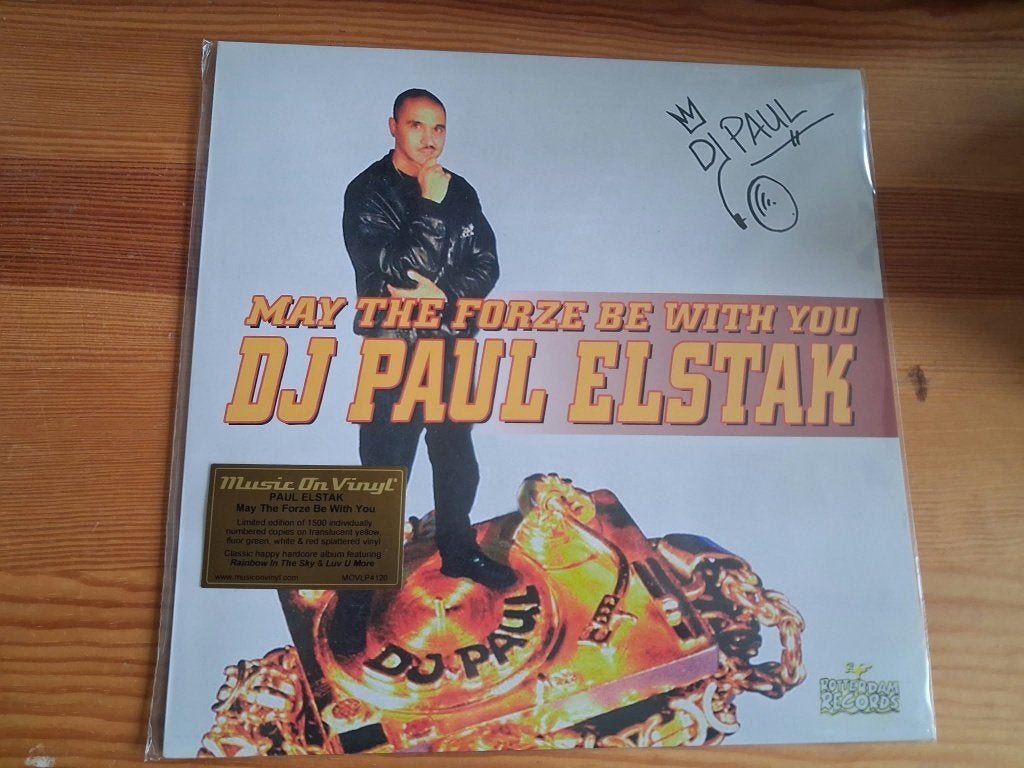 DJ Paul Elstak - May The Forze Be With You (NIEUW), LP, Hardcore, Colored vinyl, Ophalen of Verzenden