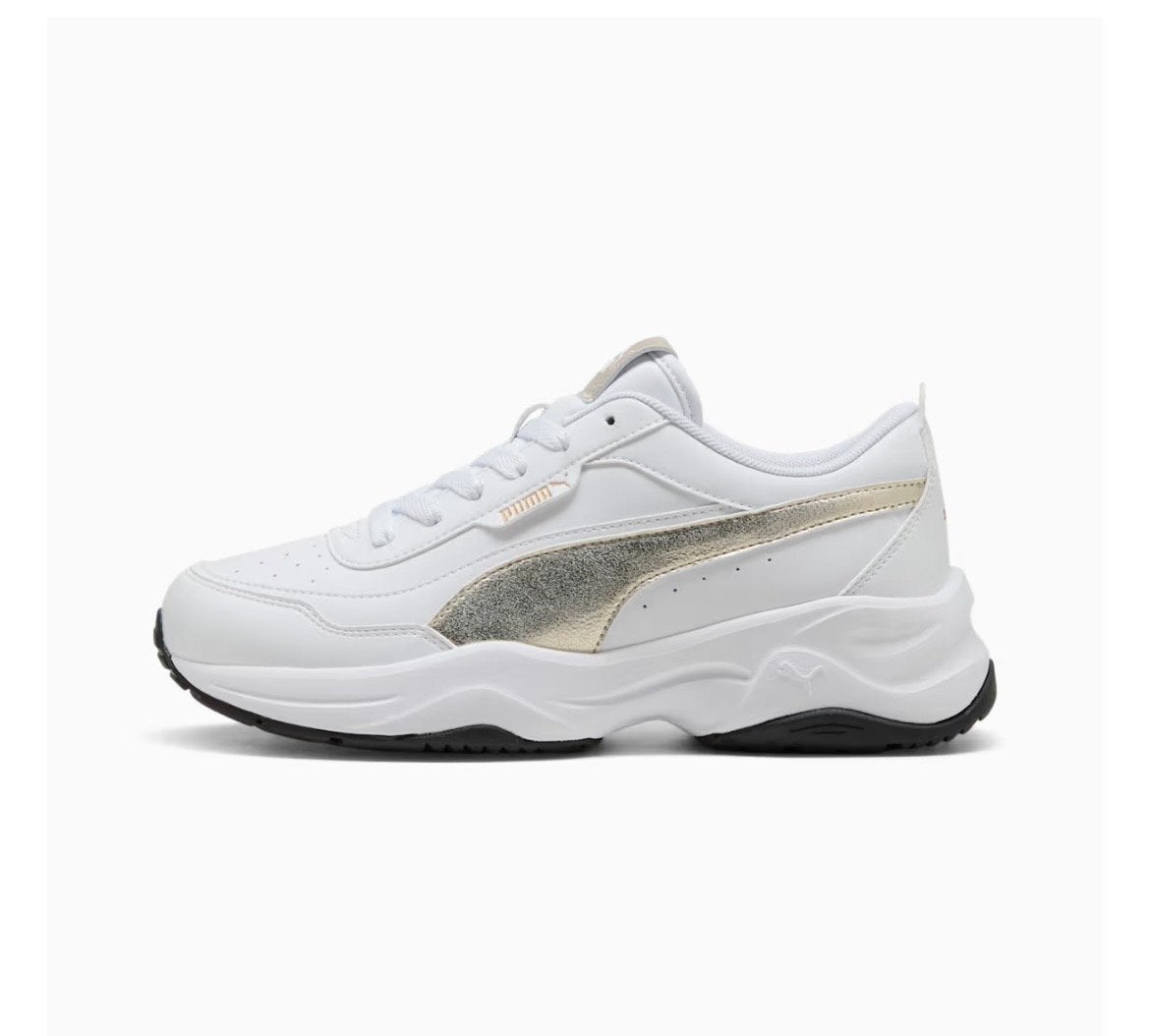 Puma sneakers wit met goudkleurige accenten, Kleding | Dames, Ophalen of Verzenden, Nieuw, Wit, Sneakers of Gympen