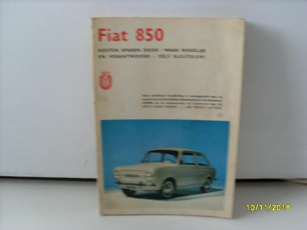 Handleidingboek Fiat 850 ---1518, Auto diversen, Handleidingen en Instructieboekjes, Verzenden
