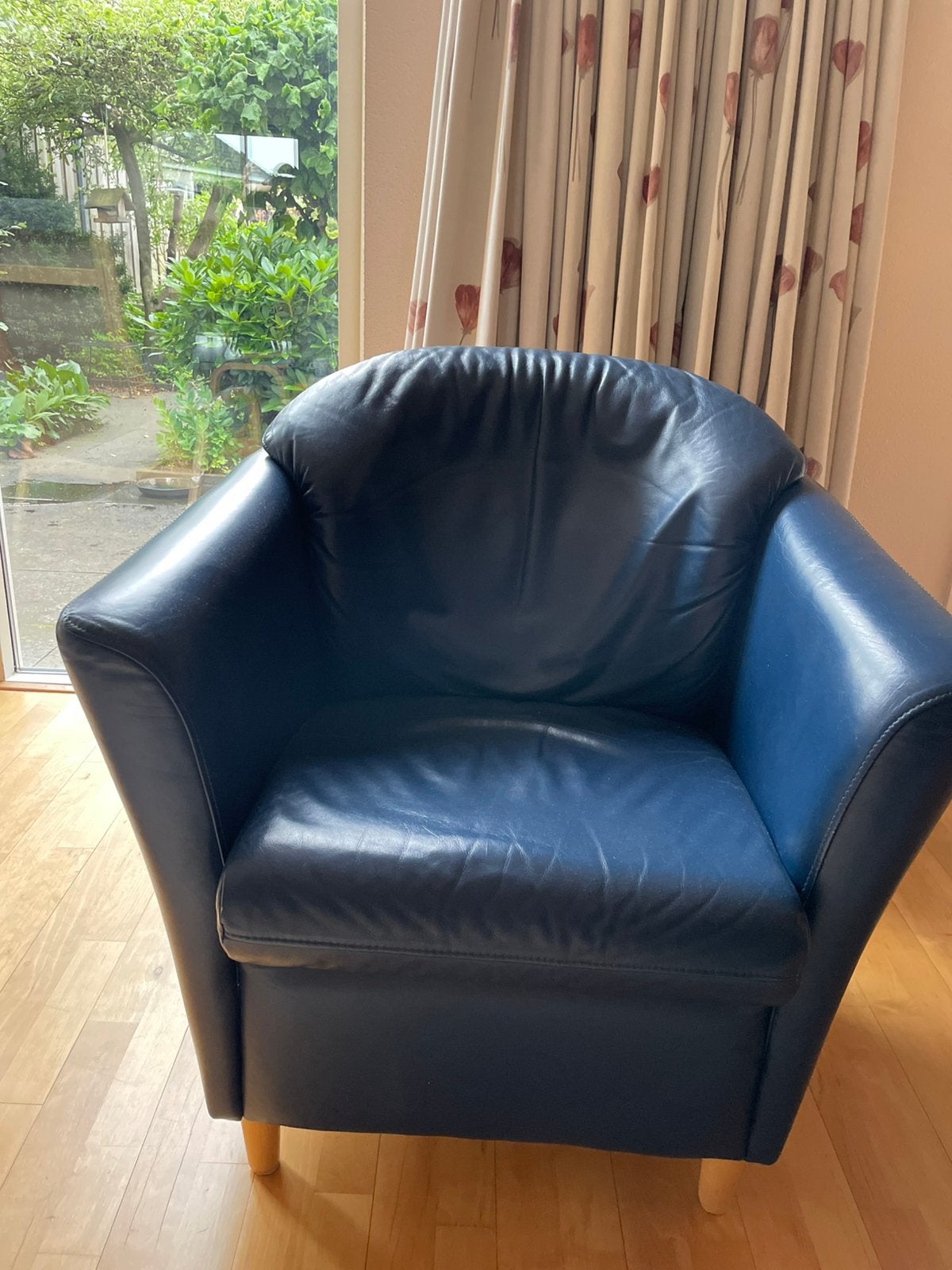 2 leren fauteuils, Huis en Inrichting, Fauteuils, Ophalen