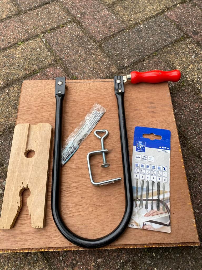 Figuurzaag set, Ophalen of Verzenden, Zo goed als nieuw