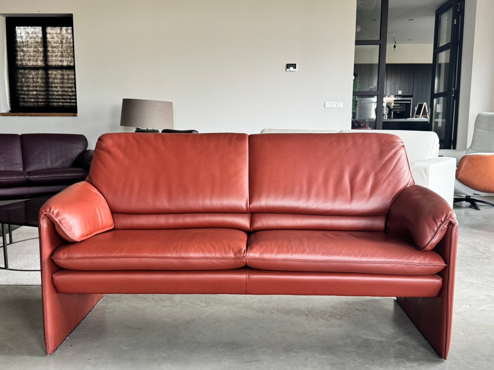 Leolux Bora Bèta 2,5-zits | Als nieuw | Leder | 178 cm