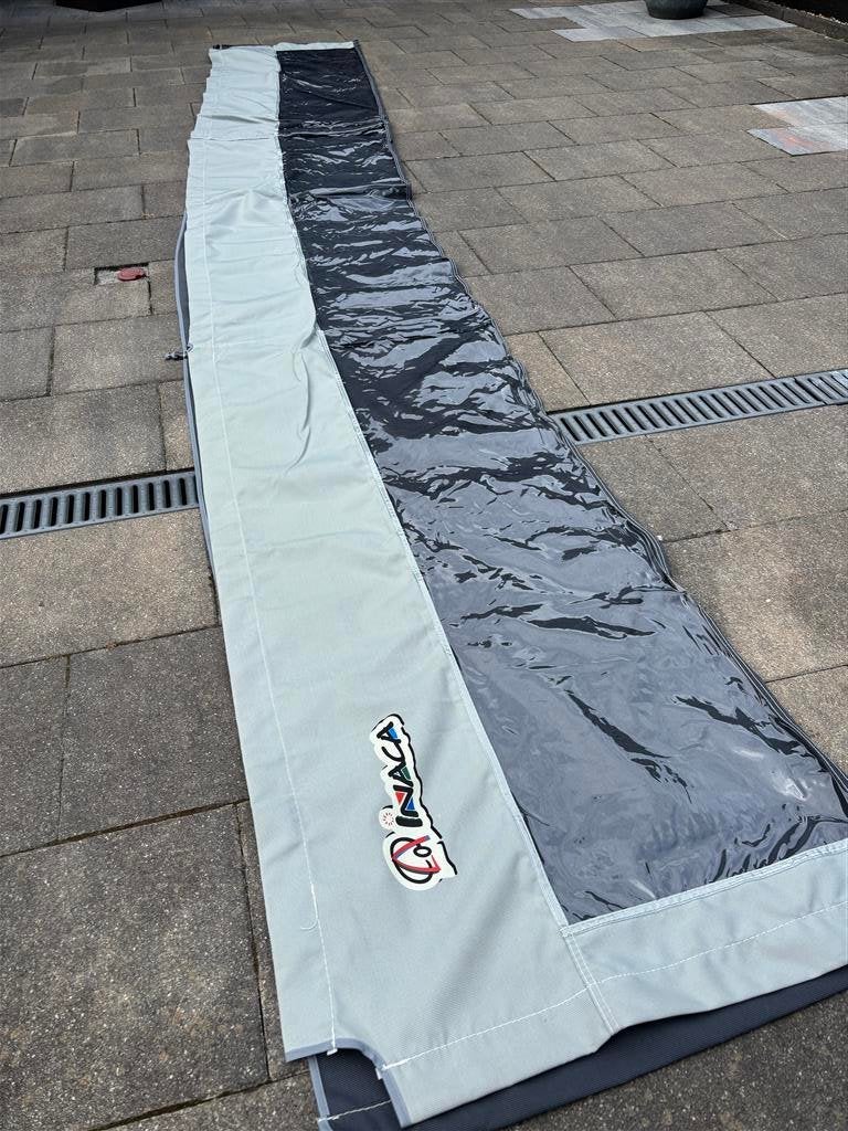 Inaca - Windscherm 460 x 140 Grijs, Ophalen of Verzenden, Zo goed als nieuw