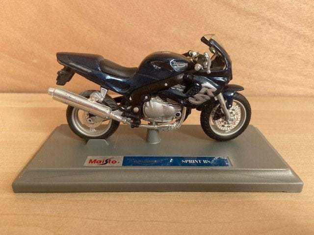 Triumph motor 1:18, Ophalen of Verzenden, Zo goed als nieuw, Motor, Maisto