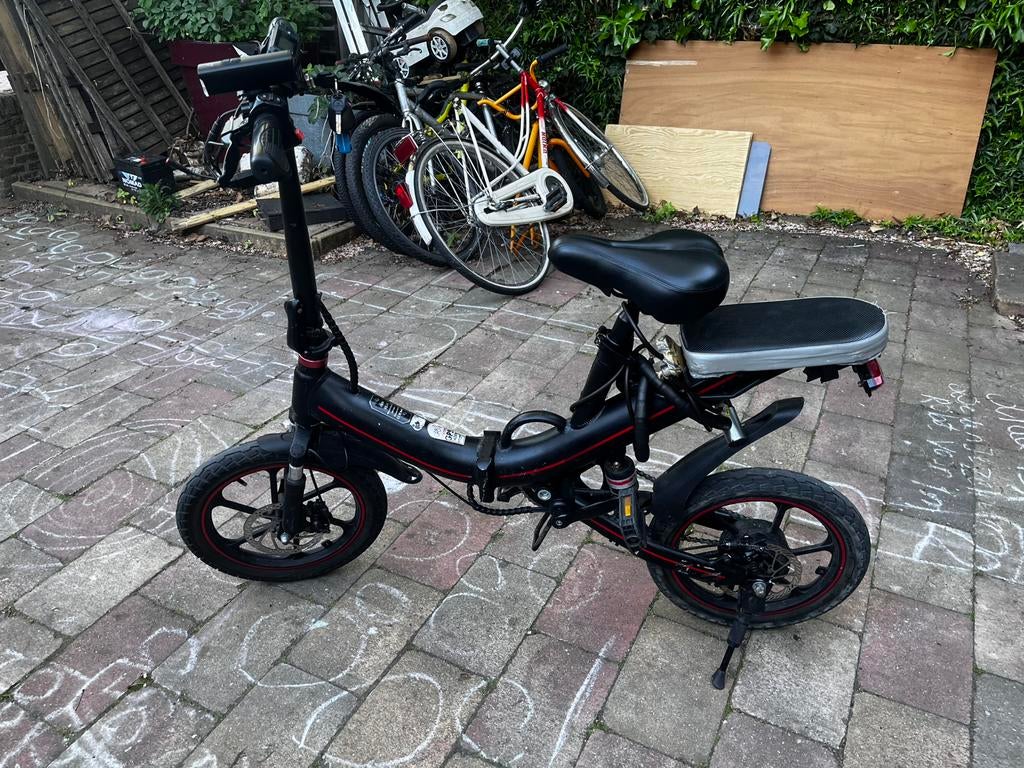Elektronische vouwfiets Ouxi V6 - 25 km/u, Overige merken, Gebruikt, Ophalen of Verzenden, Minder dan 47 cm