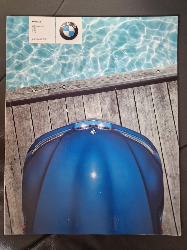 BMW brochure folder Z3 Roadster & Coupe, Ophalen of Verzenden, Zo goed als nieuw, BMW