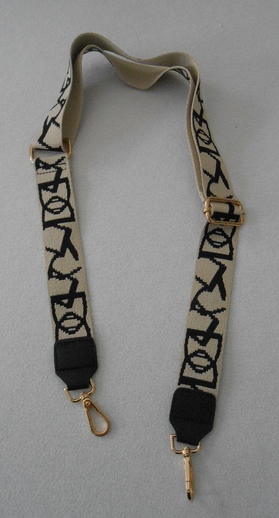 Schouderband beige/zwart, Ophalen of Verzenden, Nieuw, Beige, Overige typen