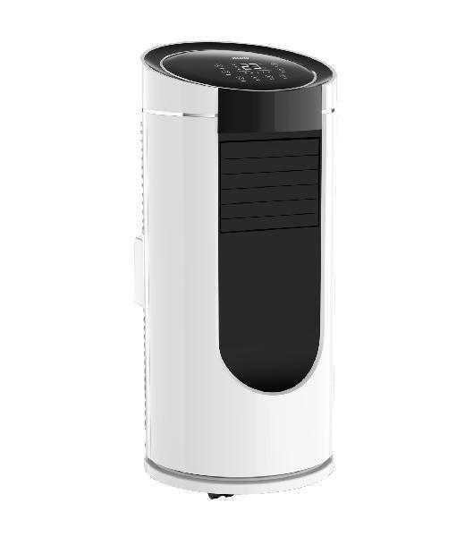 Mobiele airco op wielen 9000 btu 30 M2 wit/hoogglans zwart, Minder dan 60 m³, Timer, 3 snelheden of meer, Ophalen of Verzenden