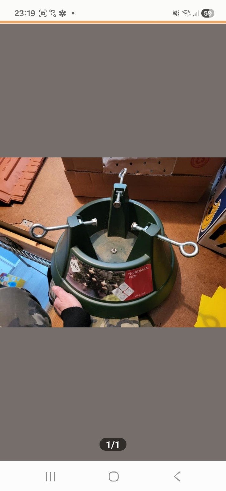 Standaard kerstboom €5, Ophalen of Verzenden