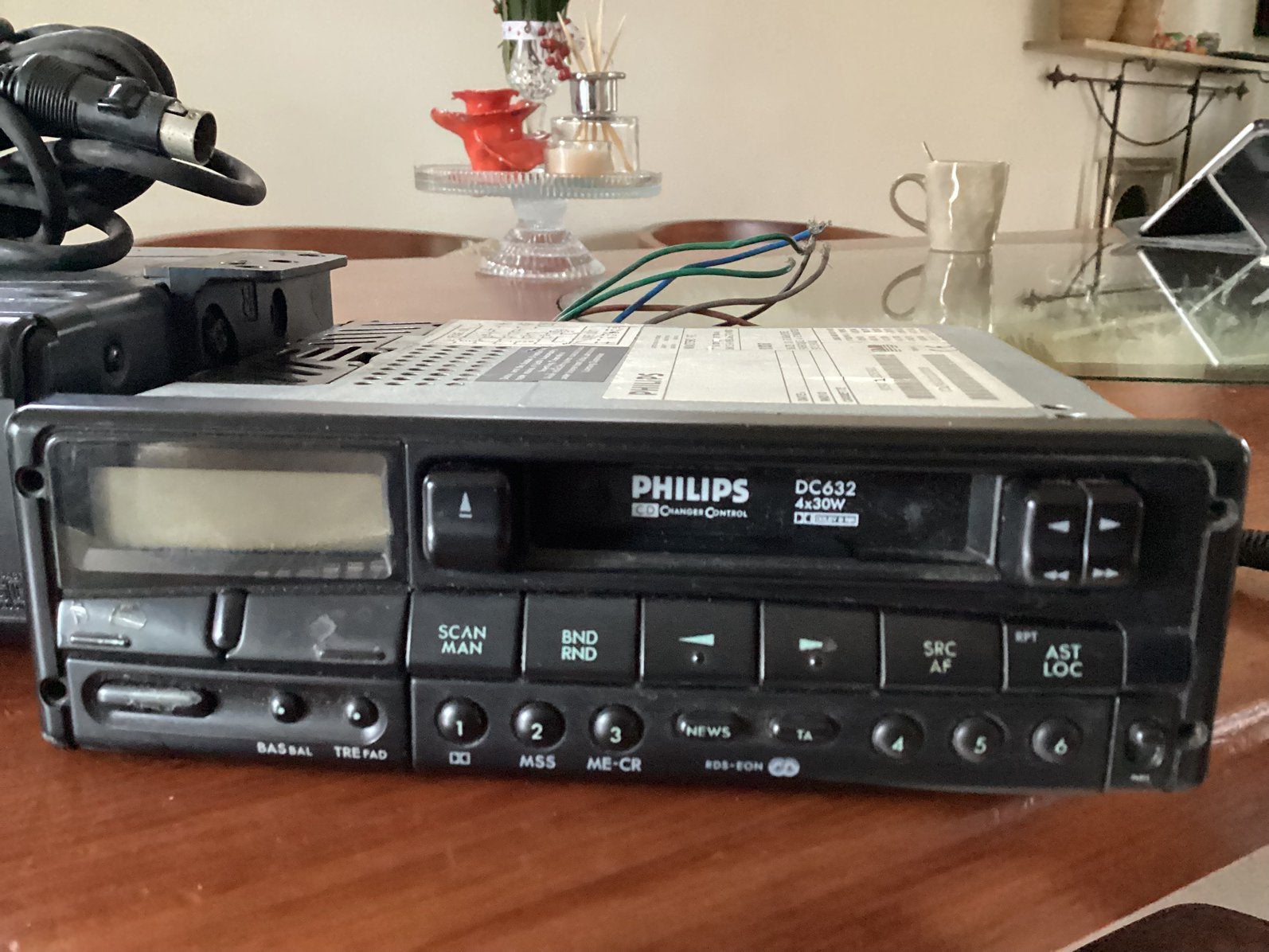 Philips radio cassette cd wisselaar., Auto diversen, Ophalen, Gebruikt
