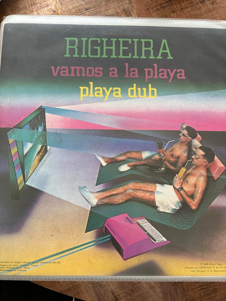 Righeira - Vamos a la Playa / Playa 12 inch, Gebruikt, 1980 - 1989, 12 inch, Fotohoes