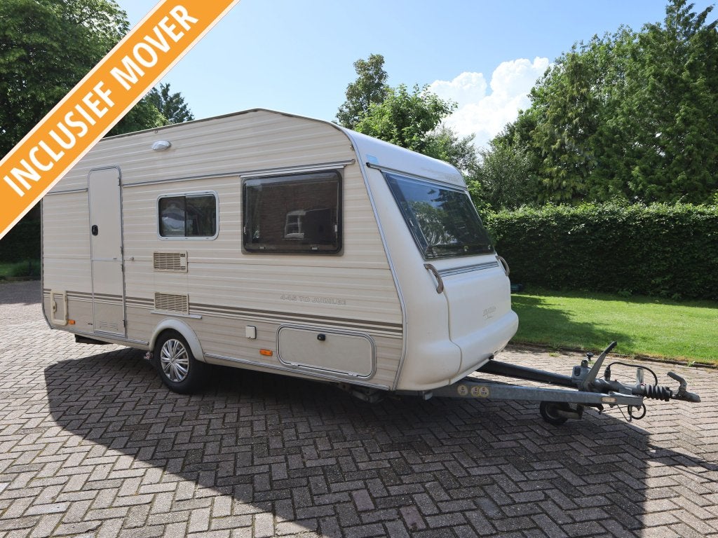 Avento Premier 445 TD Jubilee | mover+voortent, Caravans en Kamperen, Avento, Bedrijf, Treinzit, Schokbreker