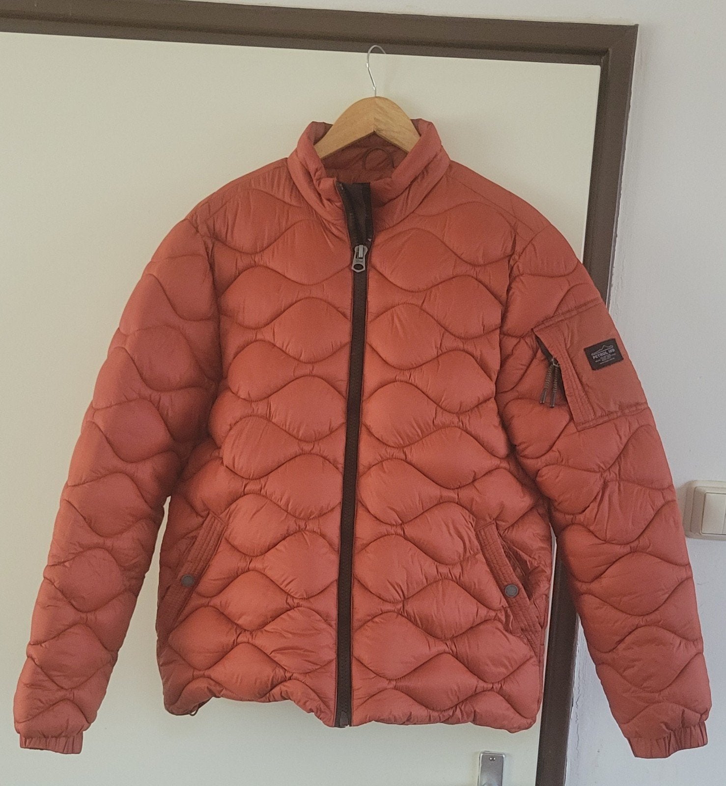 Mooie puffer jas van het merk petrol industries  maat L., Ophalen of Verzenden, Zo goed als nieuw, Maat 38/40 (M), Blauw