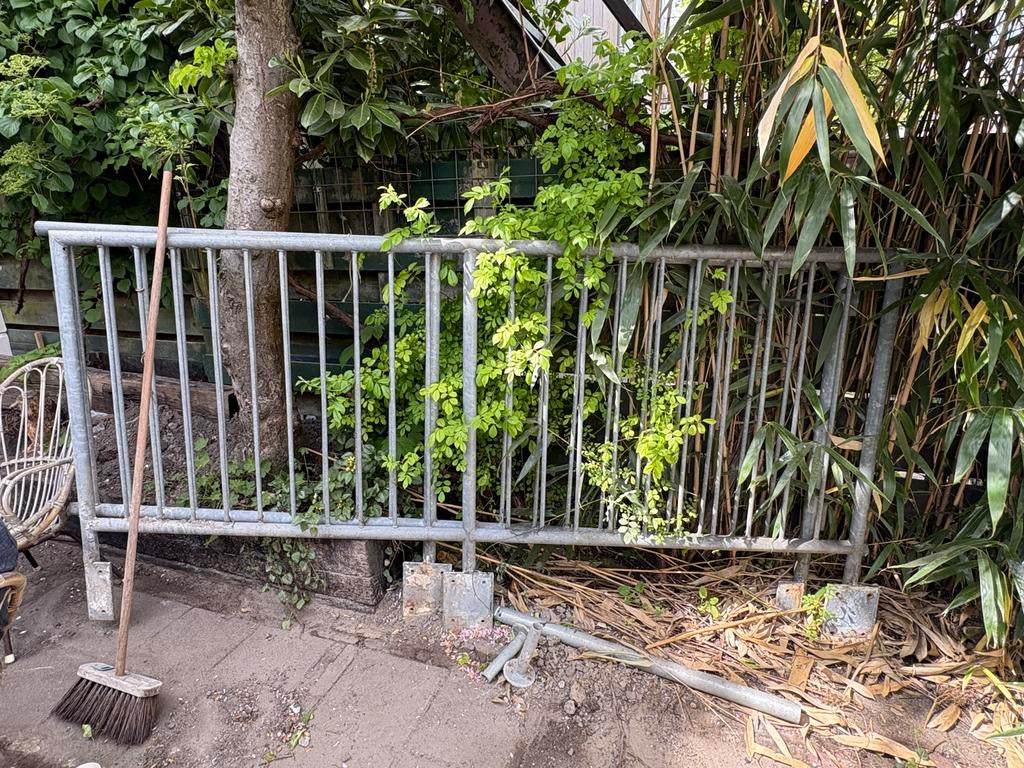 Ijzer hekwerk dakterras - Robuust en veilig, Tuin en Terras, Tuinhekken en Hekwerk, Ophalen, Gebruikt, IJzer, Overige typen