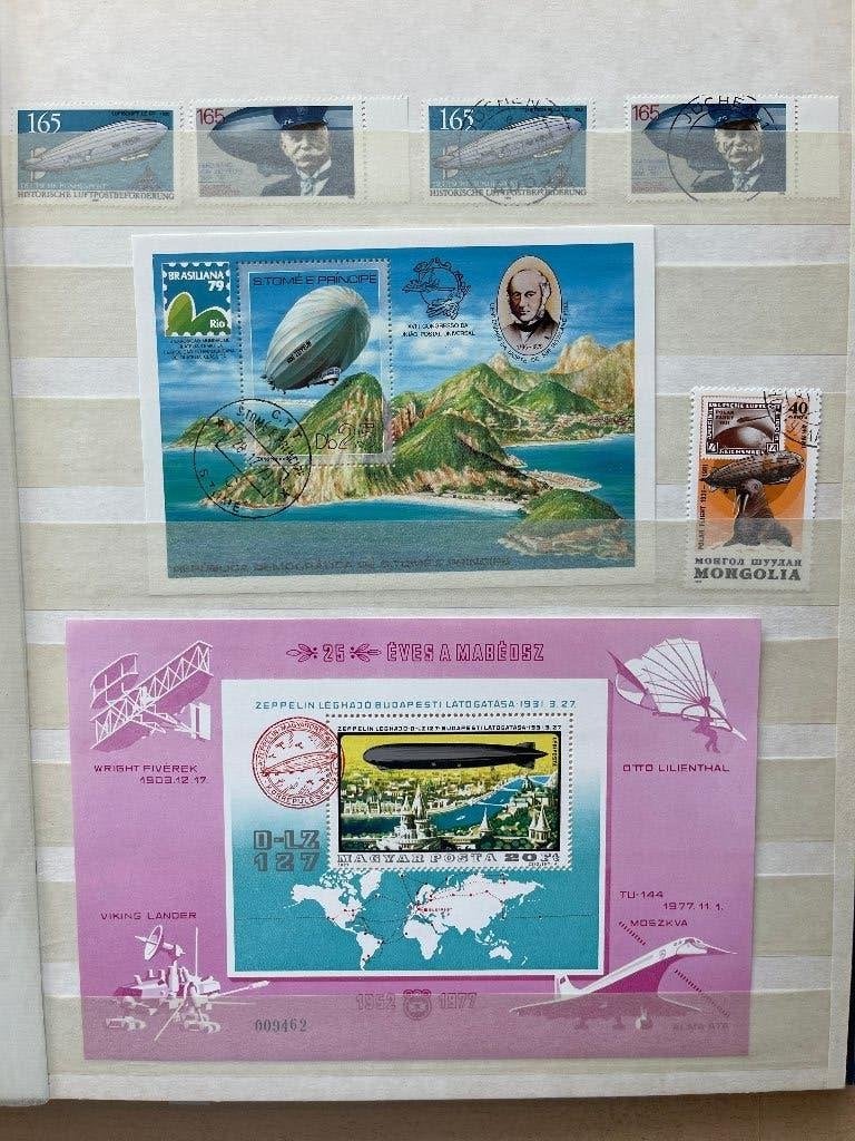 Verzameling Zeppelins, Ophalen of Verzenden, Postfris, Overige thema's